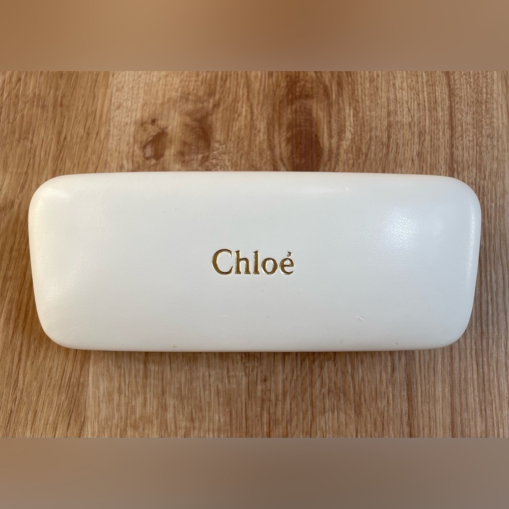 Chloe eyeglasses glasses white hard case Natural Beauty retro classic frames - Picture 2 of 7